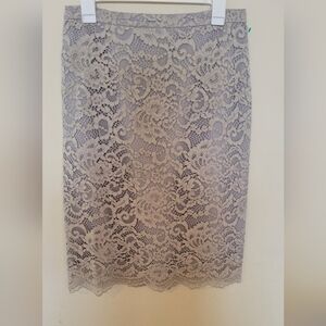 J. CREW LACE SKIRT